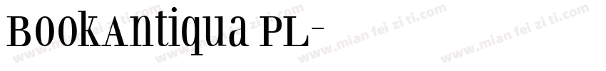 BookAntiqua PL字体转换
